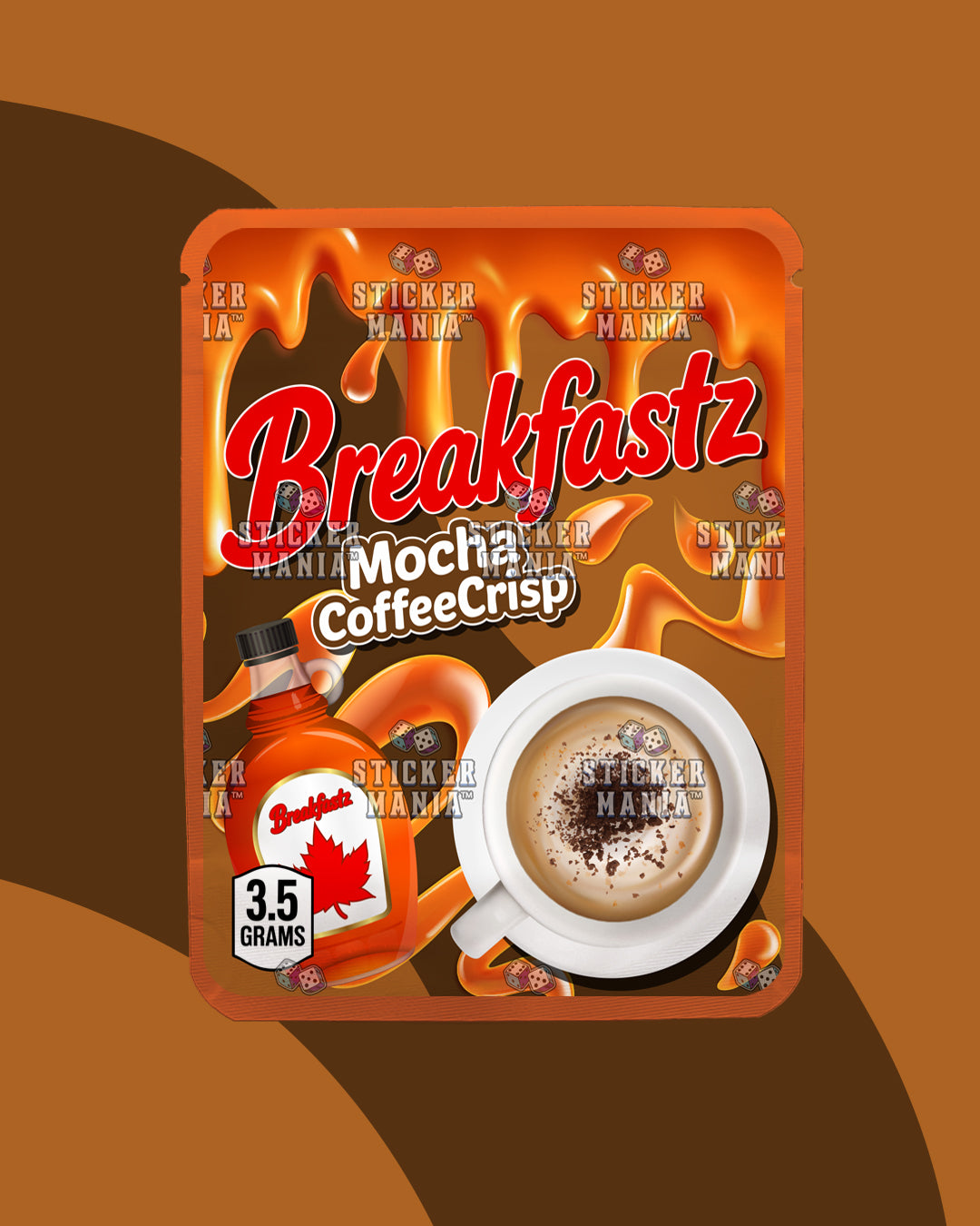 Breakfastz Mocha Coffee Crisp | Pre-Made Sticker Bag | 3.5g