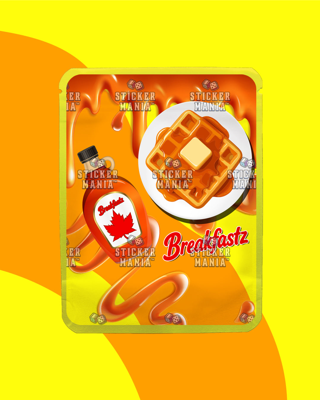 Breakfastz Waffles & Syrup | Pre-Made Sticker Bag | 3.5g