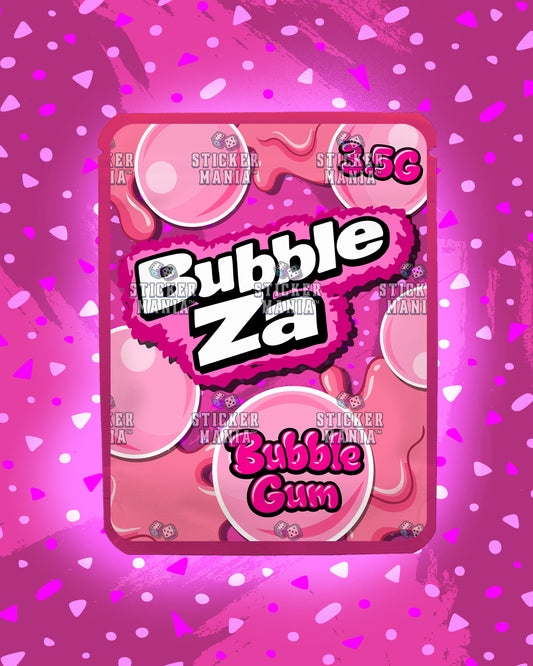 Bubble Za Bubble Gum | Pre-Made Sticker Bag | 3.5g