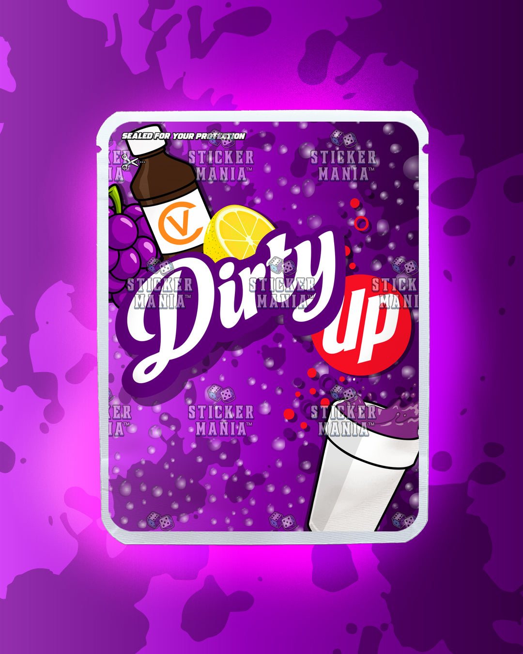 Dirty Up | Pre-Made Sticker Bag | 3.5g