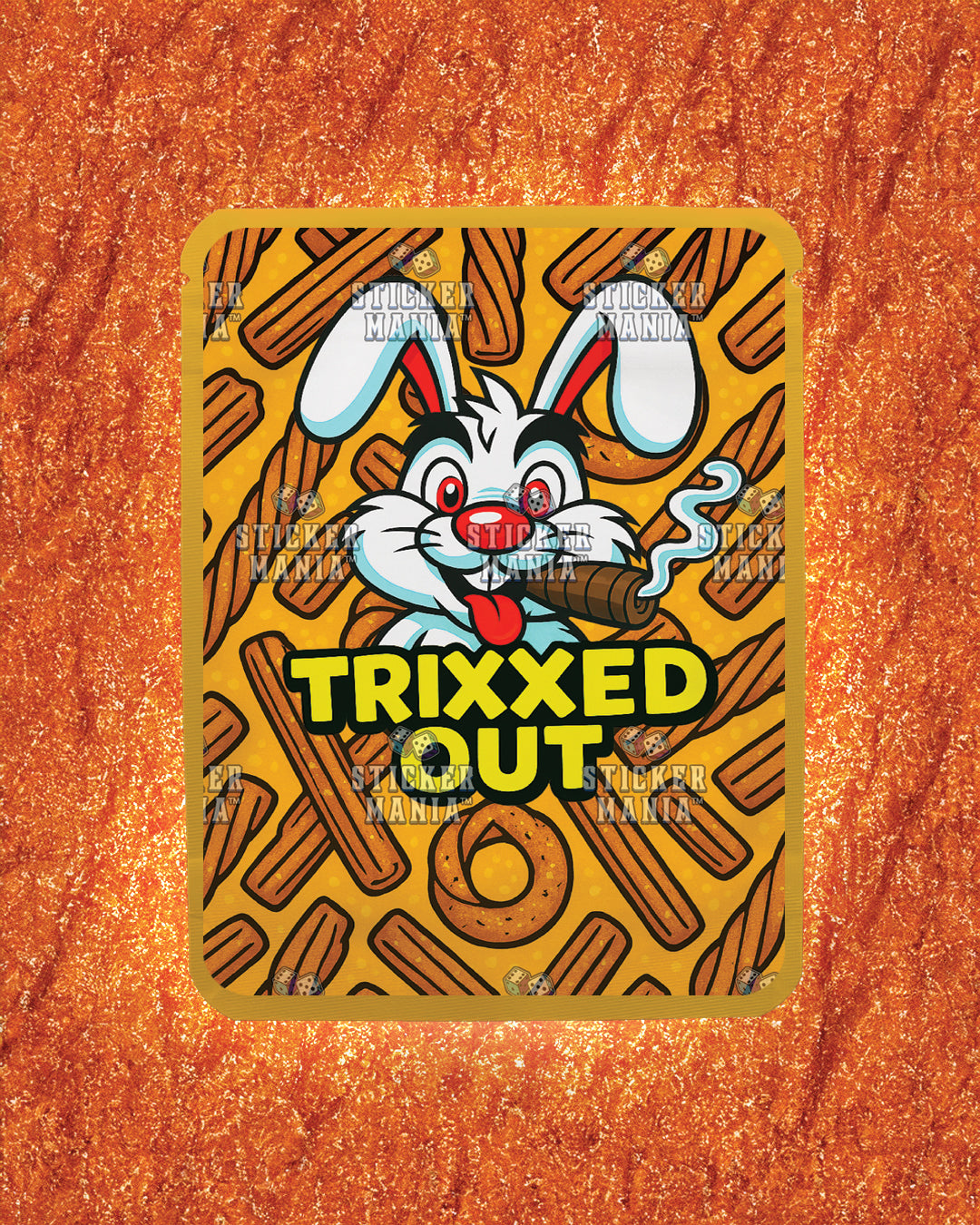 Trixxed Out - Churro Crunch | Pre-Made Sticker Bag | 3.5g