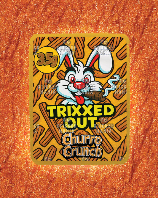 Trixxed Out - Churro Crunch | Pre-Made Sticker Bag | 3.5g