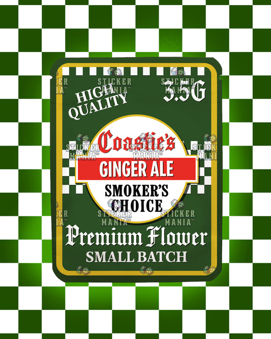 Coasties Ginger Ale | Pre-Made Sticker Bag | 3.5g
