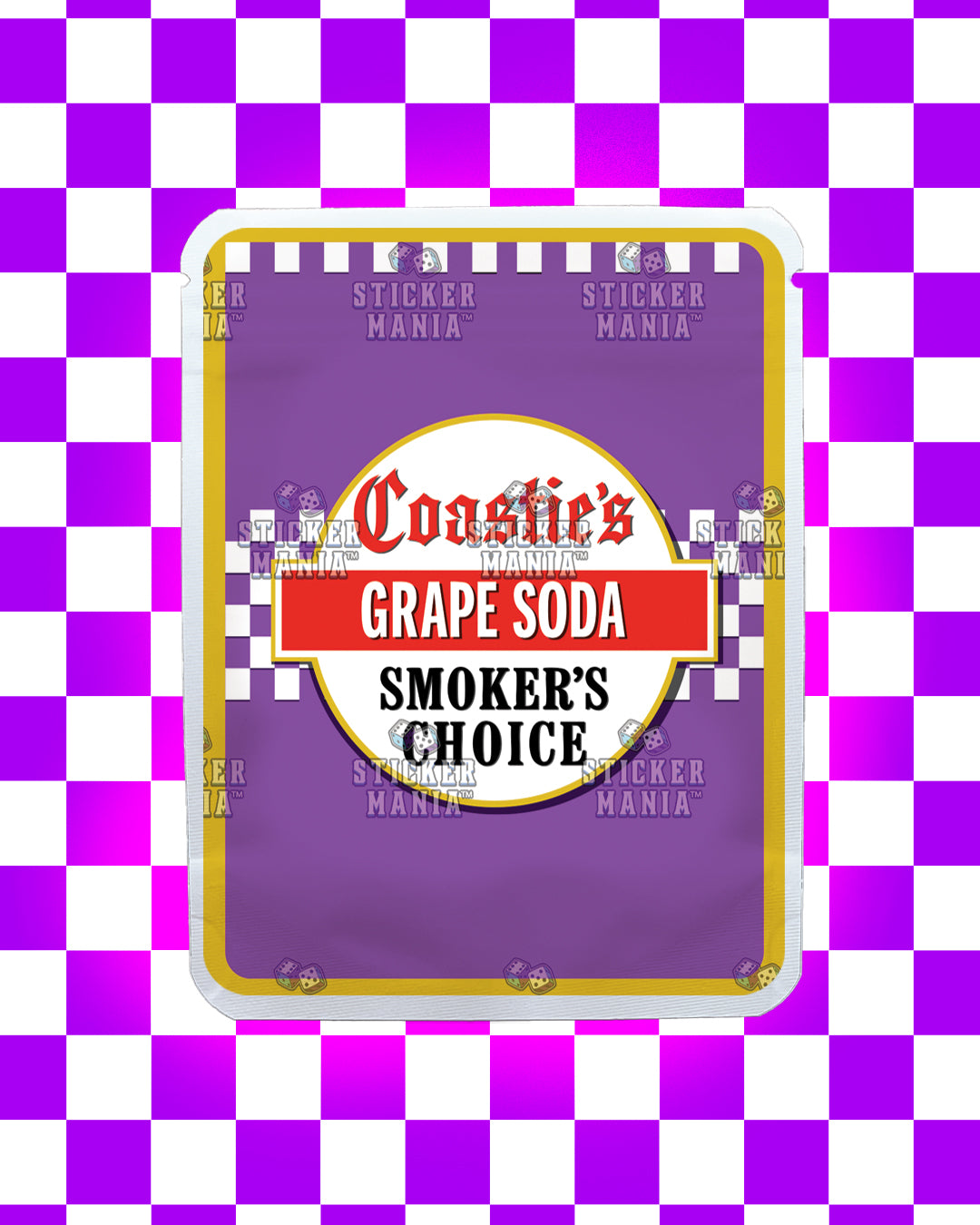 Coasties Grape Soda | Pre-Made Sticker Bag | 3.5g