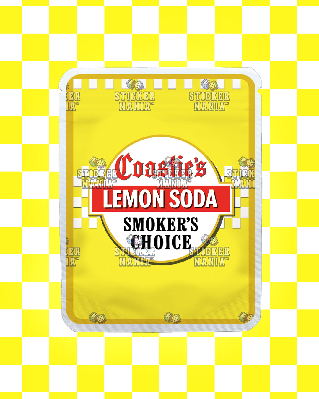 Coasties Lemon Soda | Pre-Made Sticker Bag | 3.5g