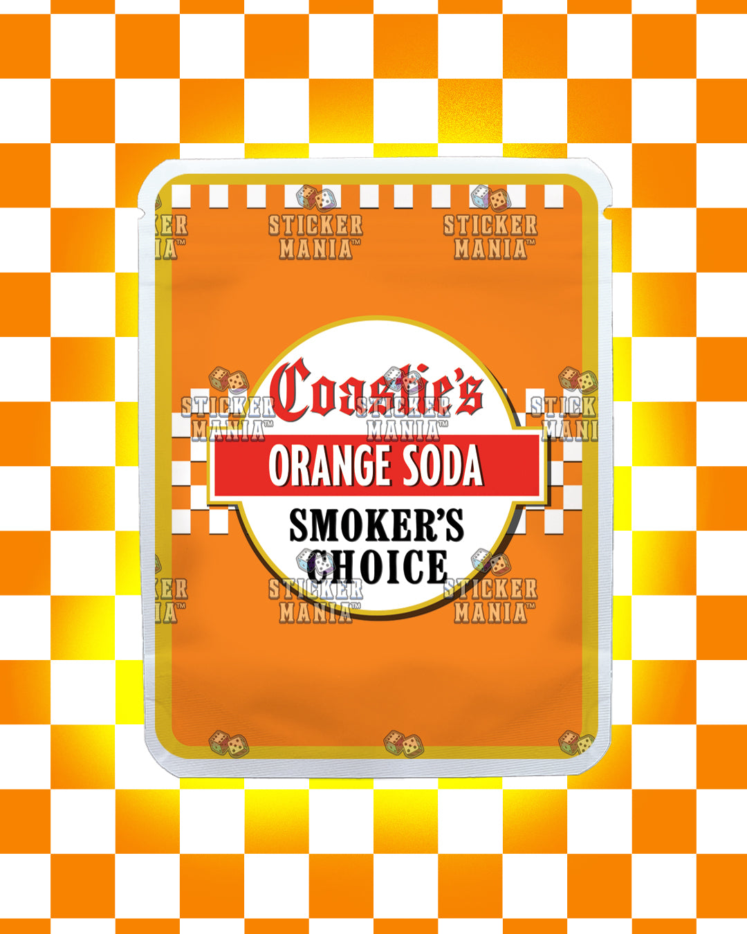 Coasties Orange Soda | Pre-Made Sticker Bag | 3.5g