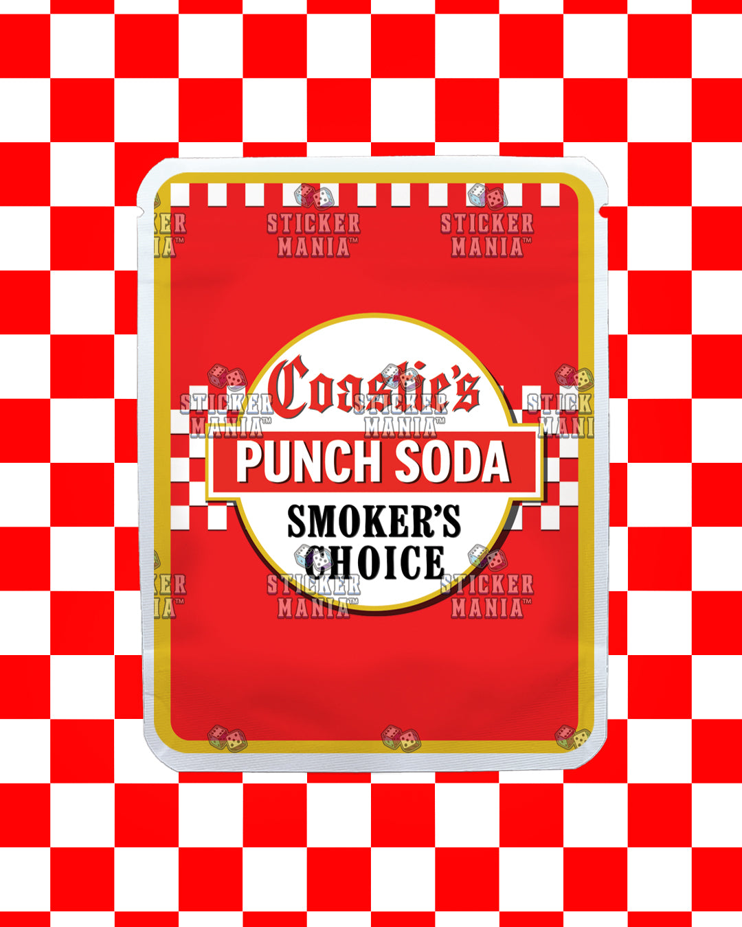 Coasties Punch Soda | Pre-Made Sticker Bag | 3.5g