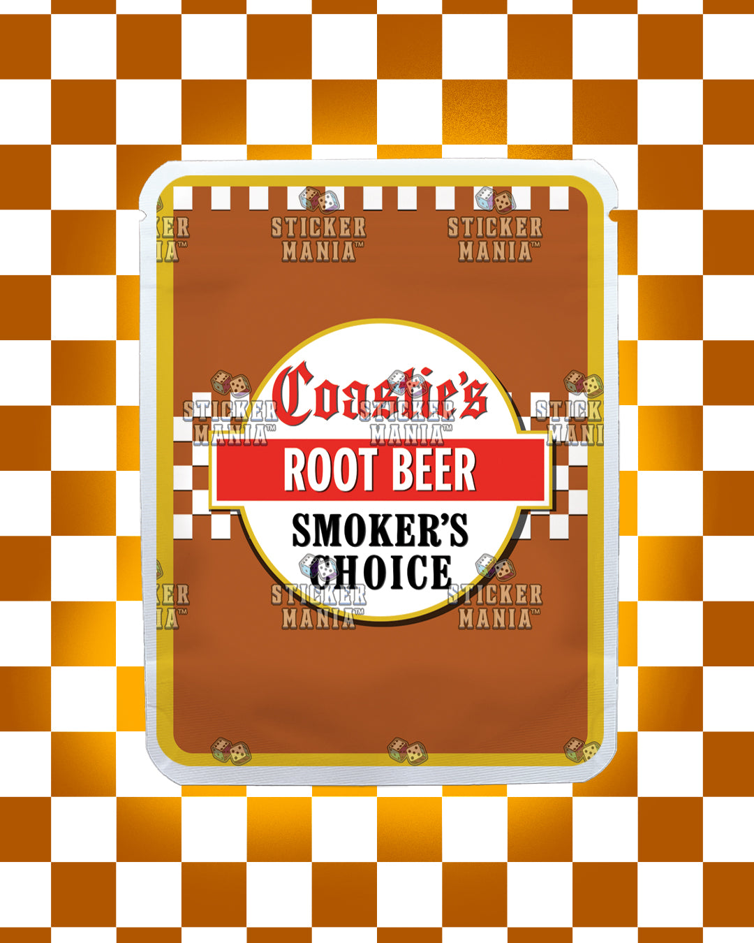 Coasties Root Beer | Pre-Made Sticker Bag | 3.5g