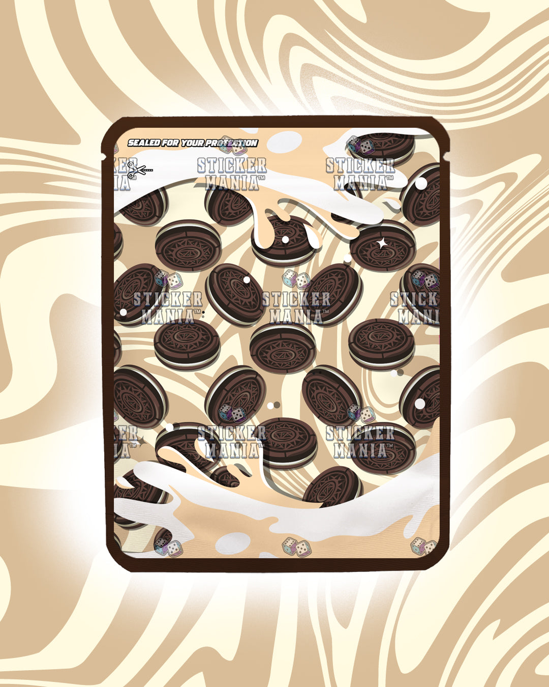 Cookies & Cream | Pre-Made Sticker Bag | 3.5g