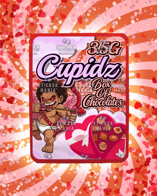 Cupidz Box of Chocolates | Pre-Made Sticker Bag | 3.5g