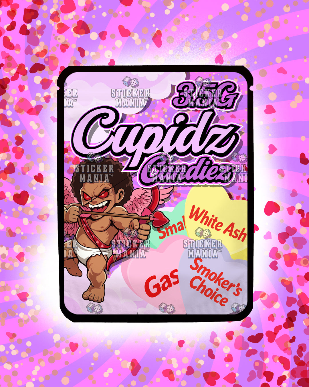 Cupidz Candiez | Pre-Made Sticker Bag | 3.5g