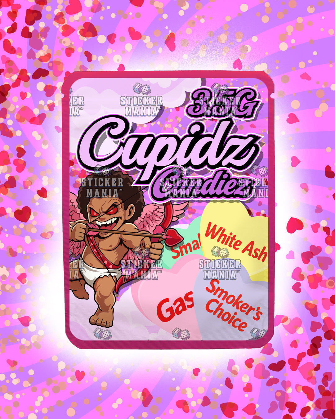 Cupidz Candiez | Pre-Made Sticker Bag | 3.5g