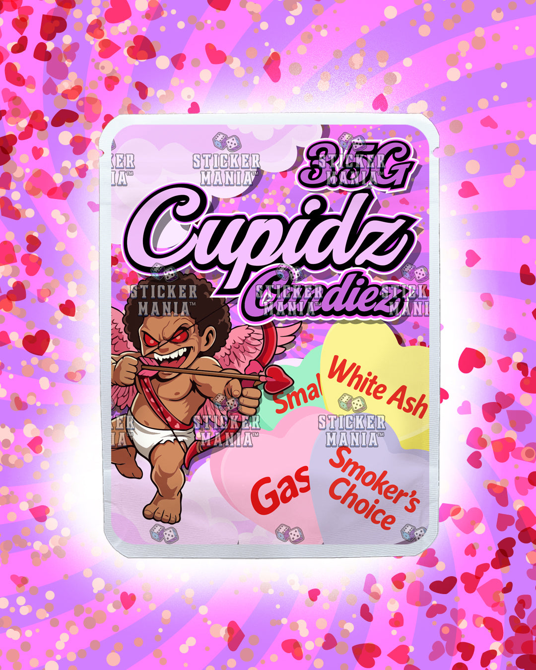 Cupidz Candiez | Pre-Made Sticker Bag | 3.5g