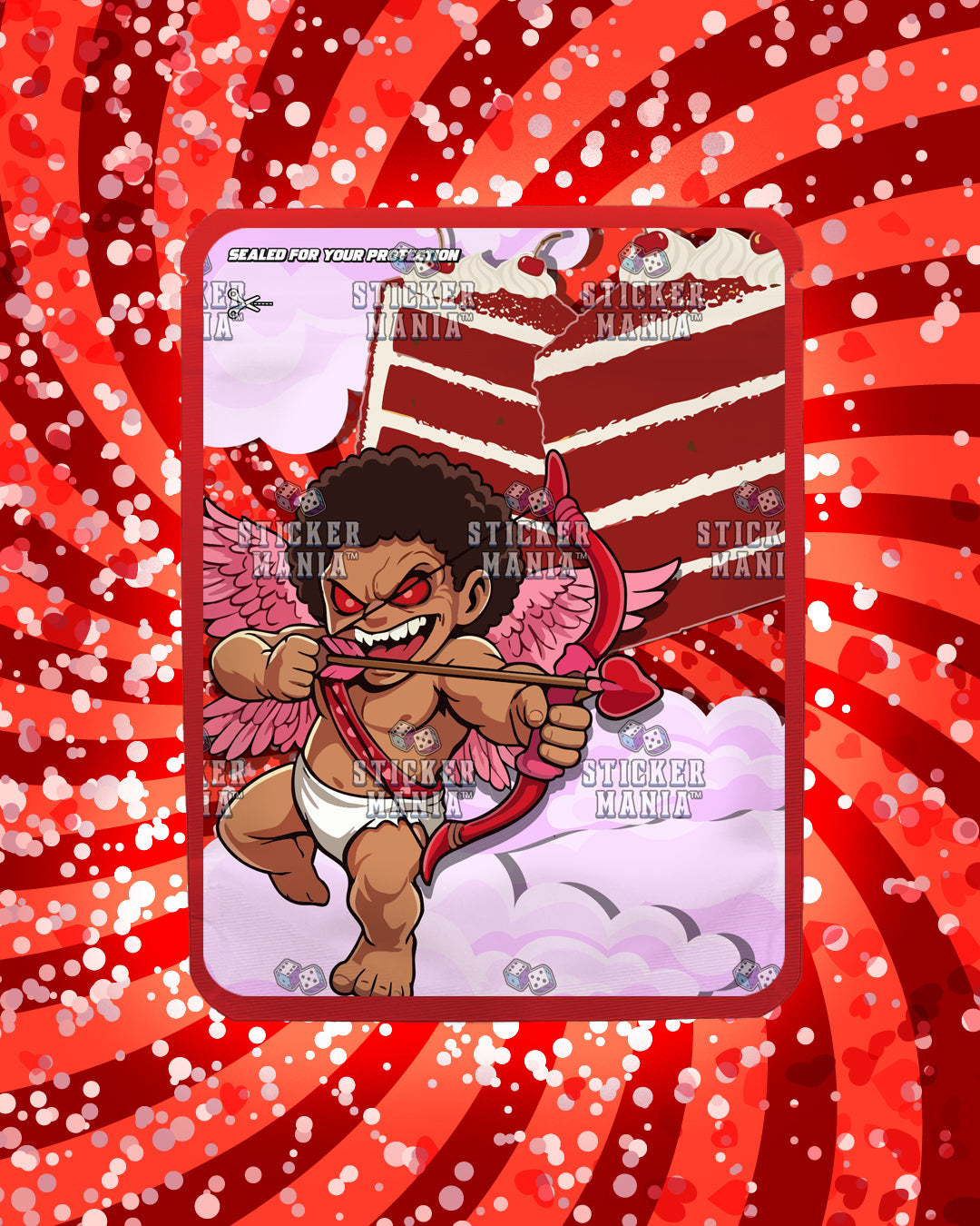 Cupidz Red Velvet | Pre-Made Sticker Bag | 3.5g