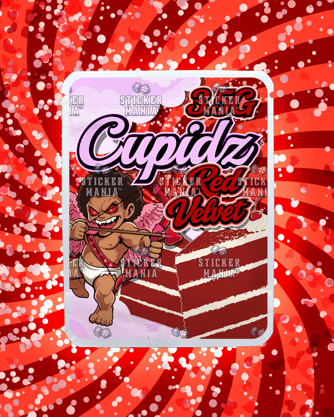 Cupidz Red Velvet | Pre-Made Sticker Bag | 3.5g