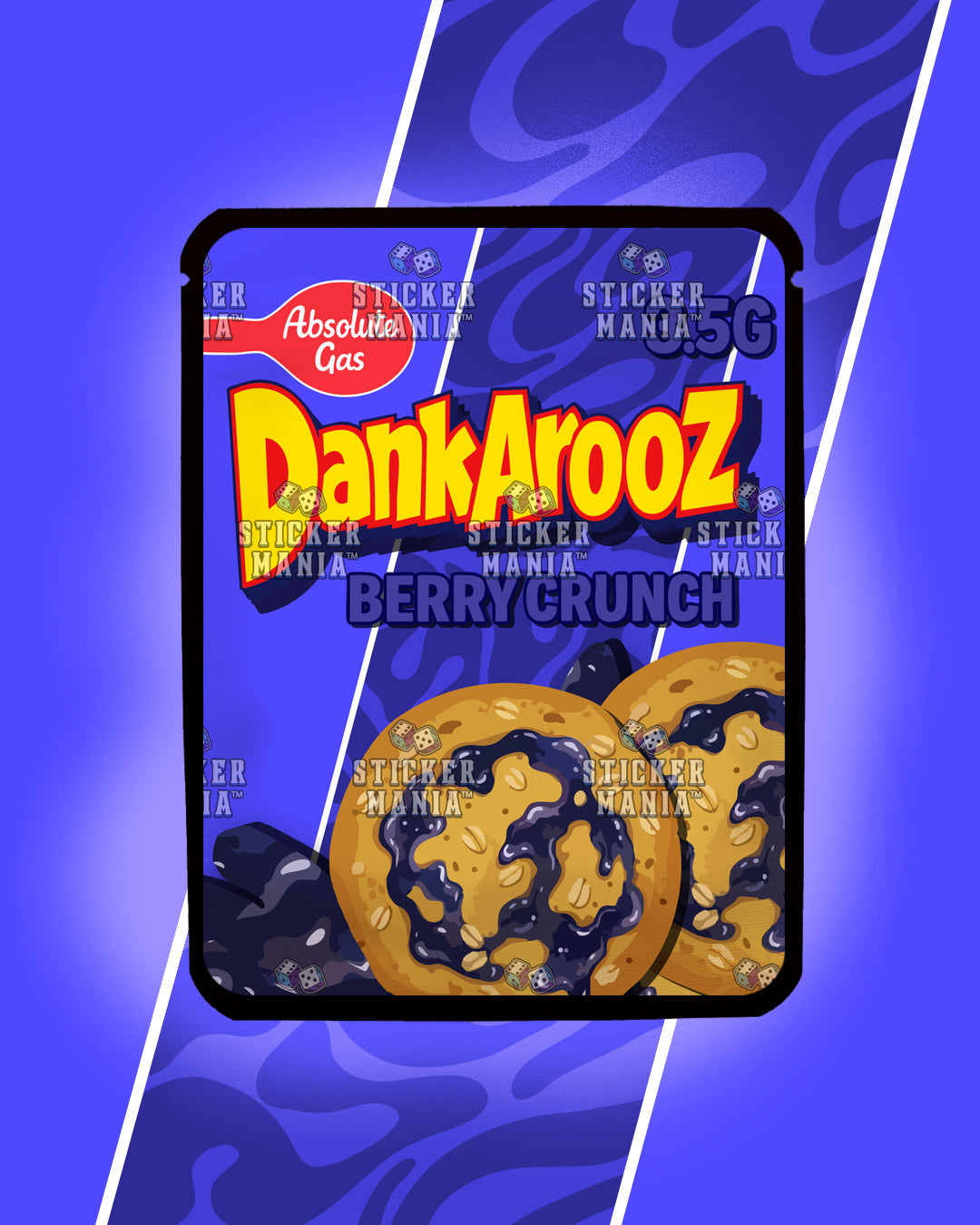 Dankarooz 2.0 Berry Crunch | Pre-Made Sticker Bag | 3.5g