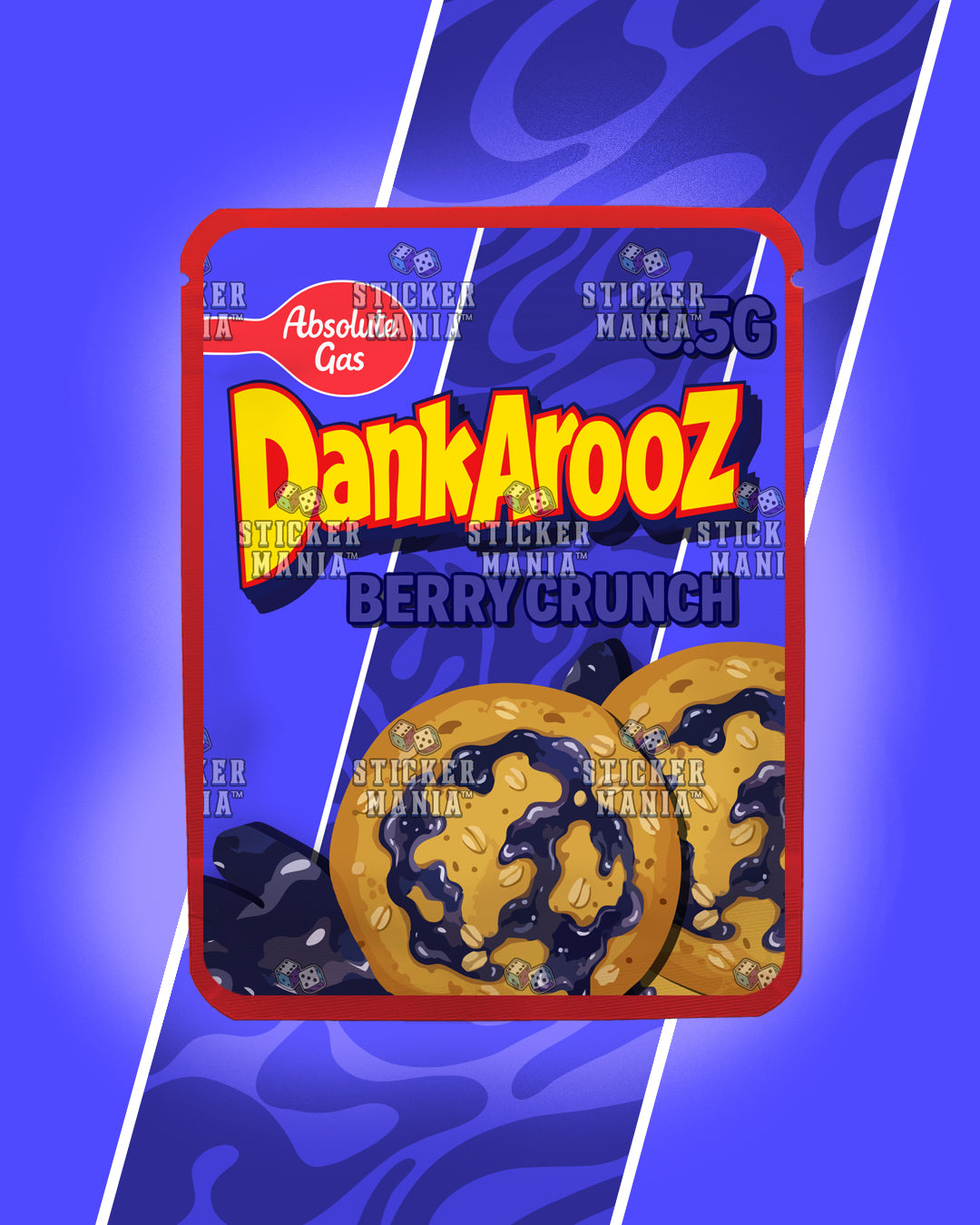 Dankarooz 2.0 Berry Crunch | Pre-Made Sticker Bag | 3.5g