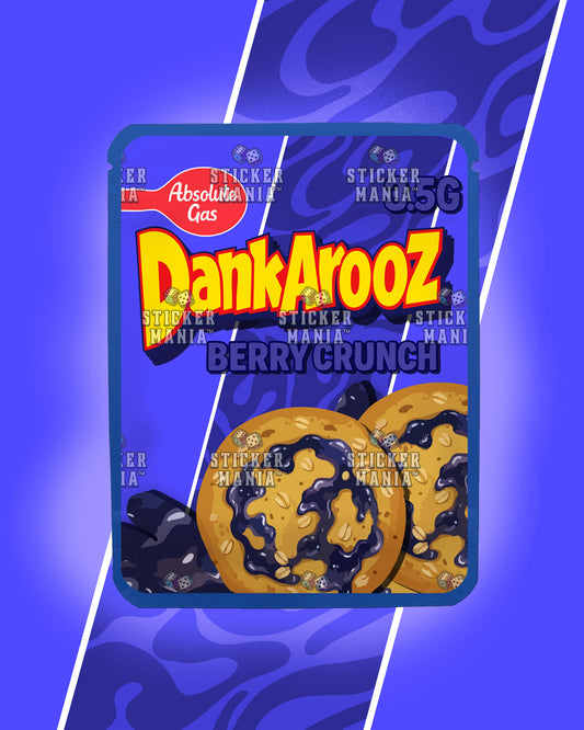 Dankarooz 2.0 Berry Crunch | Pre-Made Sticker Bag | 3.5g