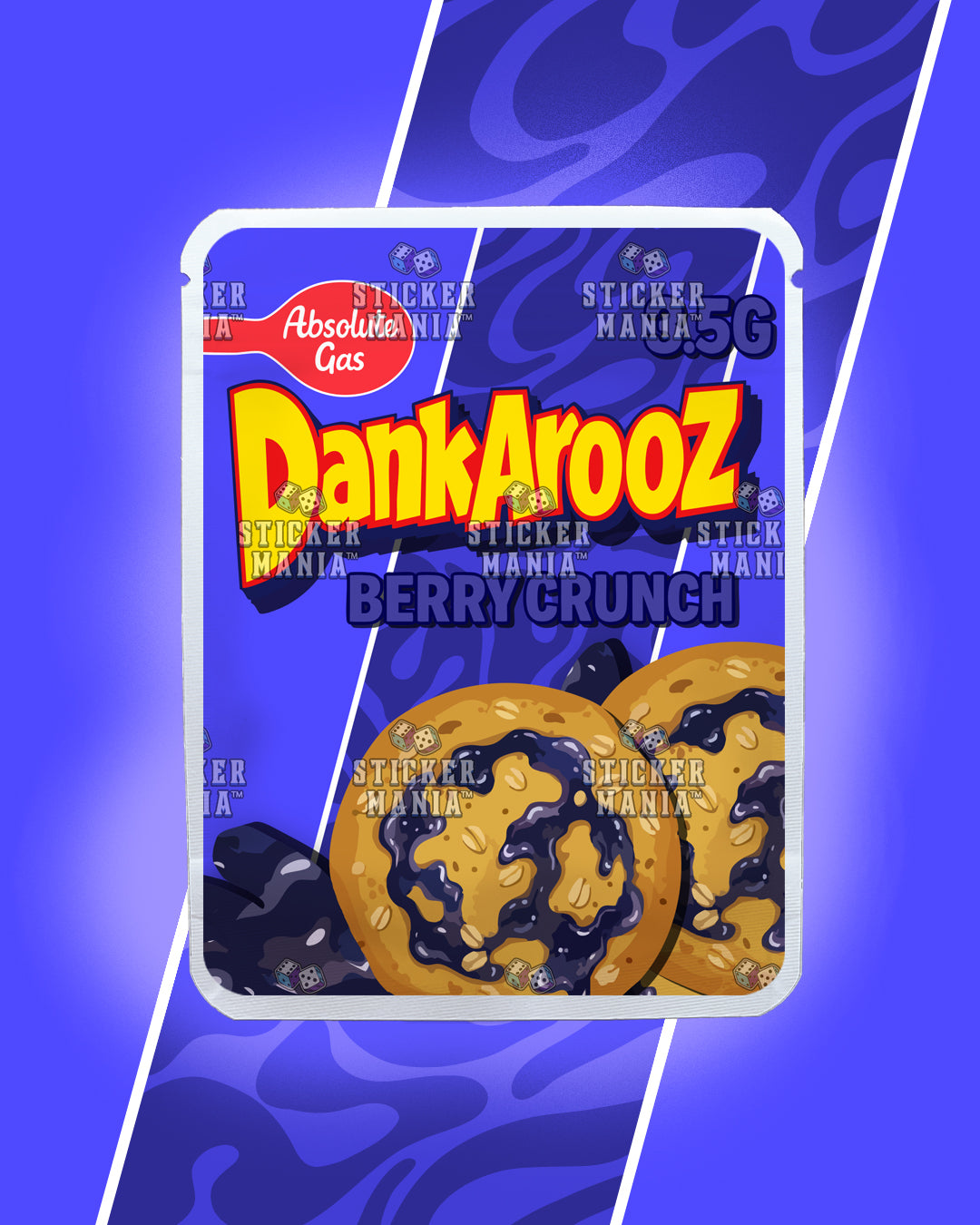 Dankarooz 2.0 Berry Crunch | Pre-Made Sticker Bag | 3.5g