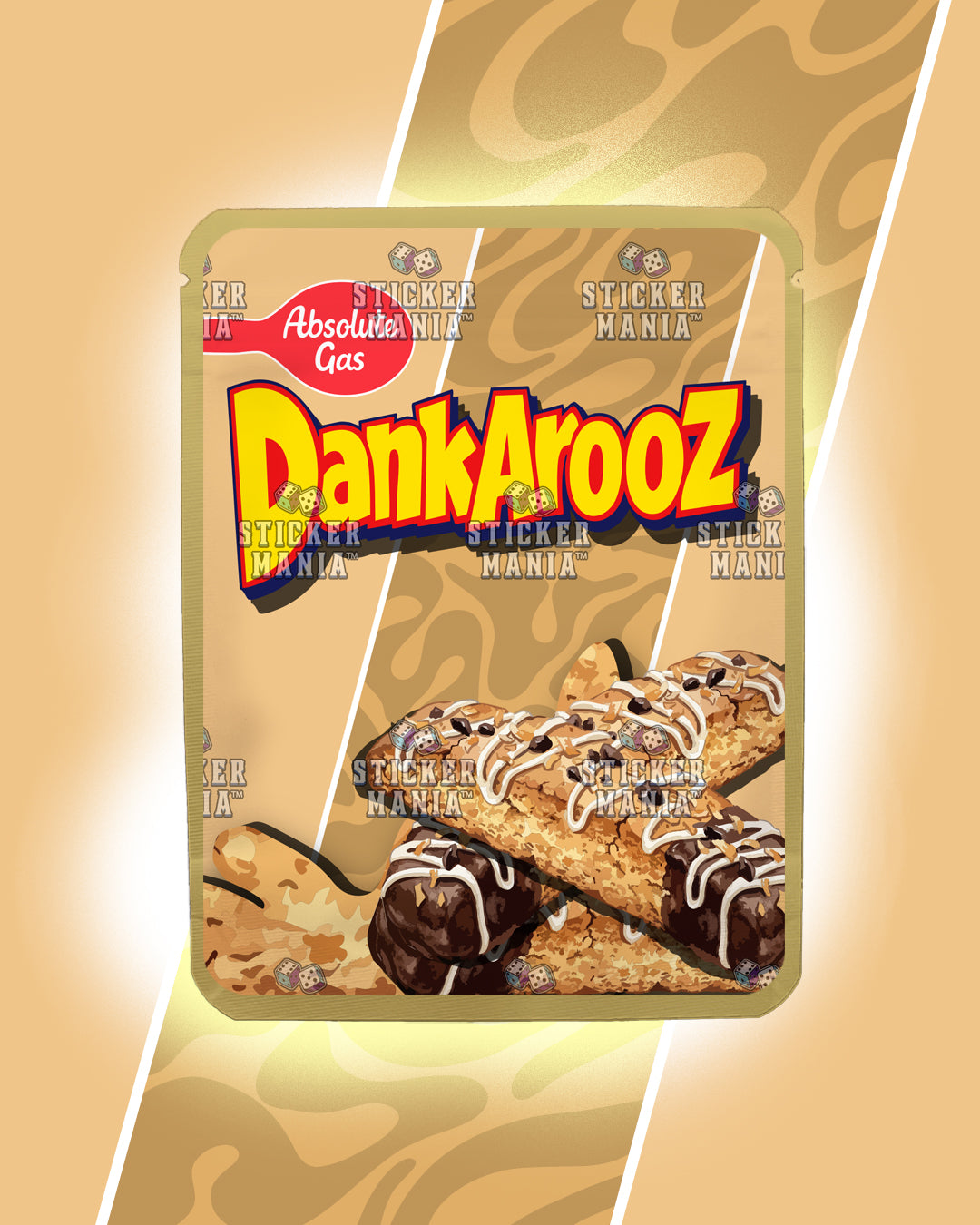 Dankarooz 2.0 Biscotti Cookiez | Pre-Made Sticker Bag | 3.5g