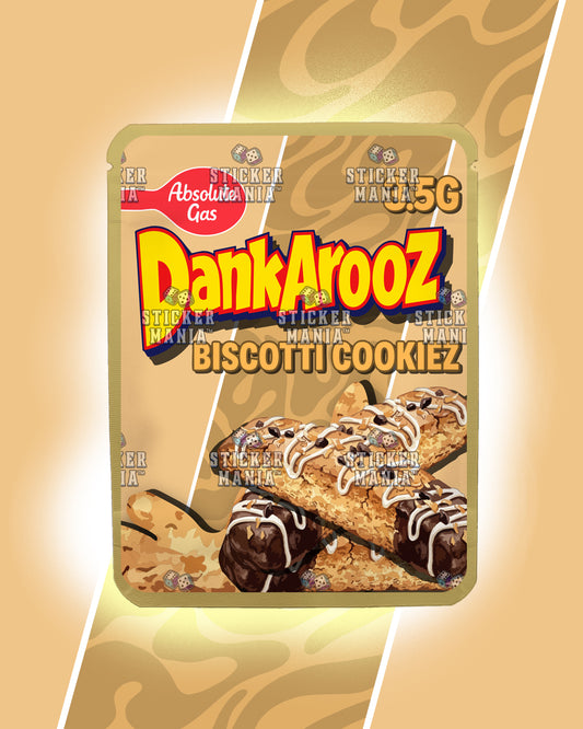 Dankarooz 2.0 Biscotti Cookiez | Pre-Made Sticker Bag | 3.5g