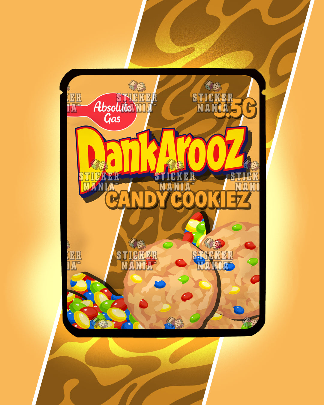 Dankarooz 2.0 Candy Cookiez | Pre-Made Sticker Bag | 3.5g