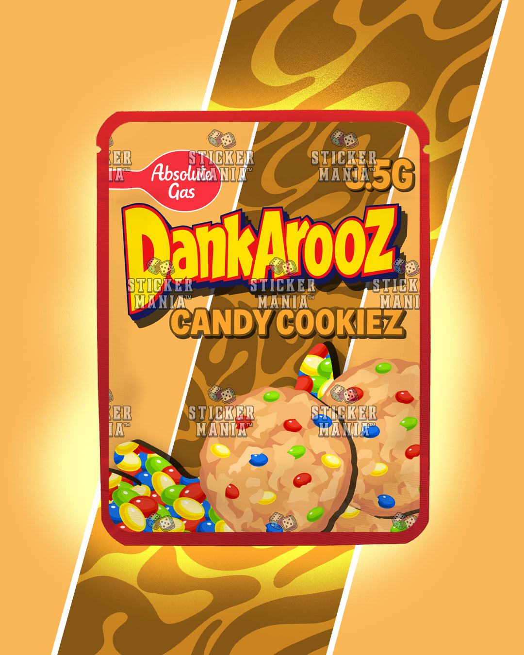 Dankarooz 2.0 Candy Cookiez | Pre-Made Sticker Bag | 3.5g