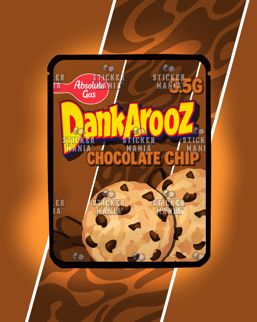 Dankarooz 2.0 Chocolate Chip | Pre-Made Sticker Bag | 3.5g