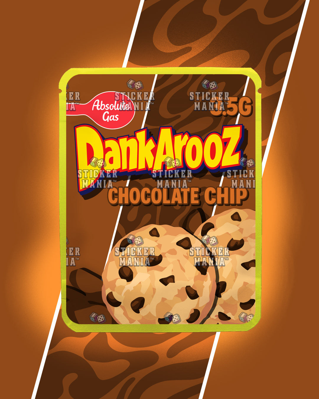 Dankarooz 2.0 Chocolate Chip | Pre-Made Sticker Bag | 3.5g