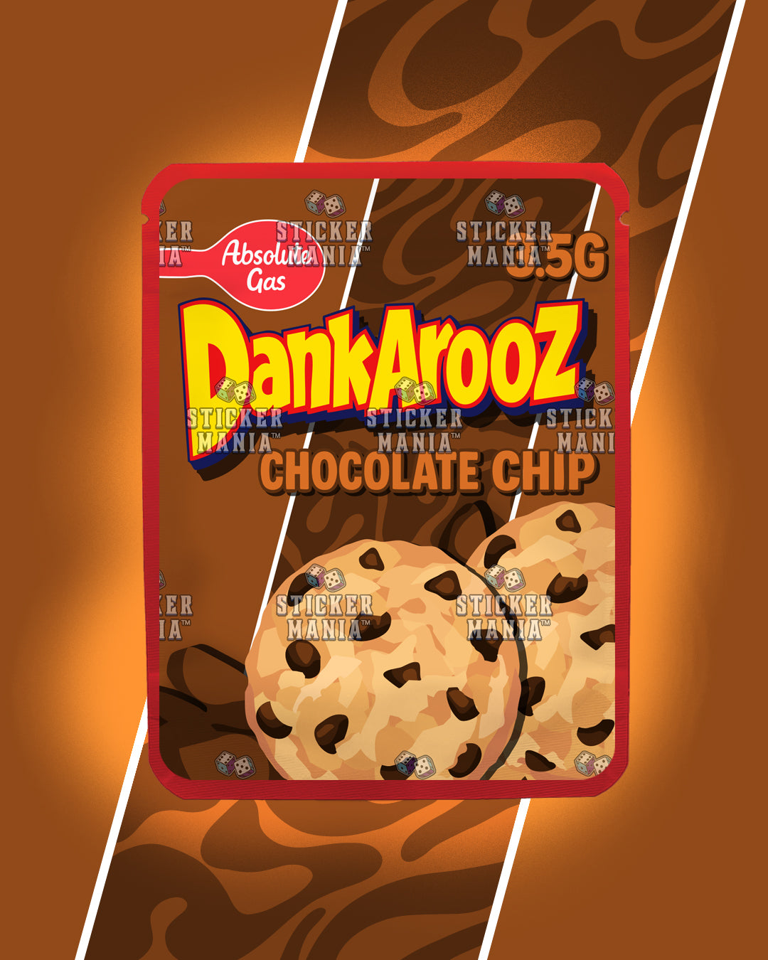 Dankarooz 2.0 Chocolate Chip | Pre-Made Sticker Bag | 3.5g