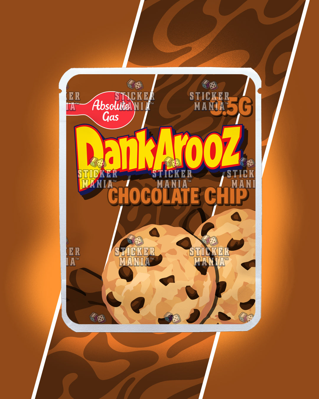 Dankarooz 2.0 Chocolate Chip | Pre-Made Sticker Bag | 3.5g