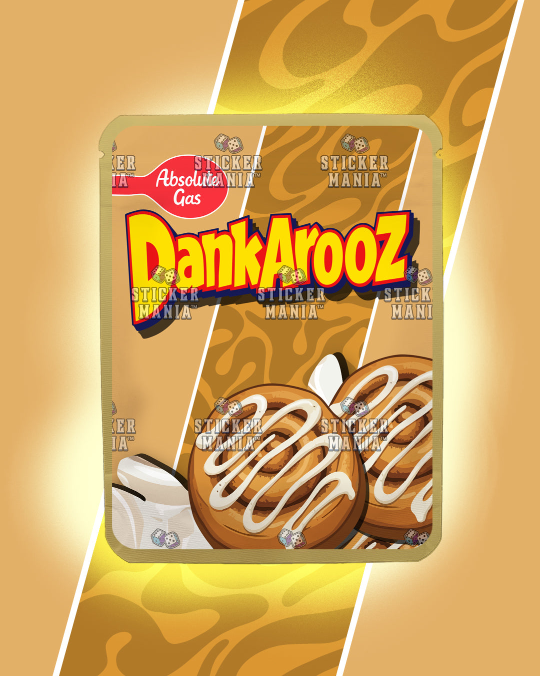 Dankarooz 2.0 Cinnamon Rolls | Pre-Made Sticker Bag | 3.5g