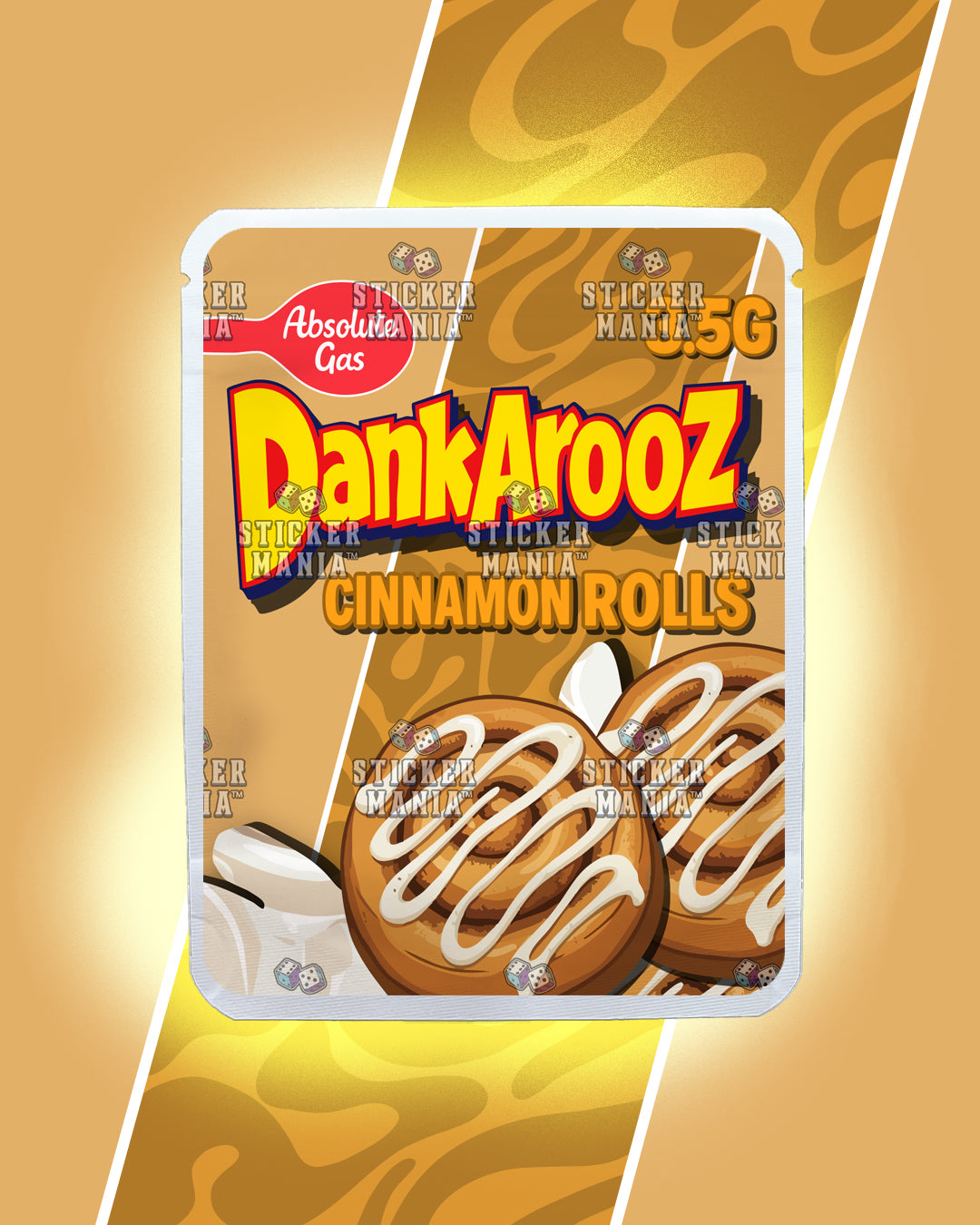 Dankarooz 2.0 Cinnamon Rolls | Pre-Made Sticker Bag | 3.5g