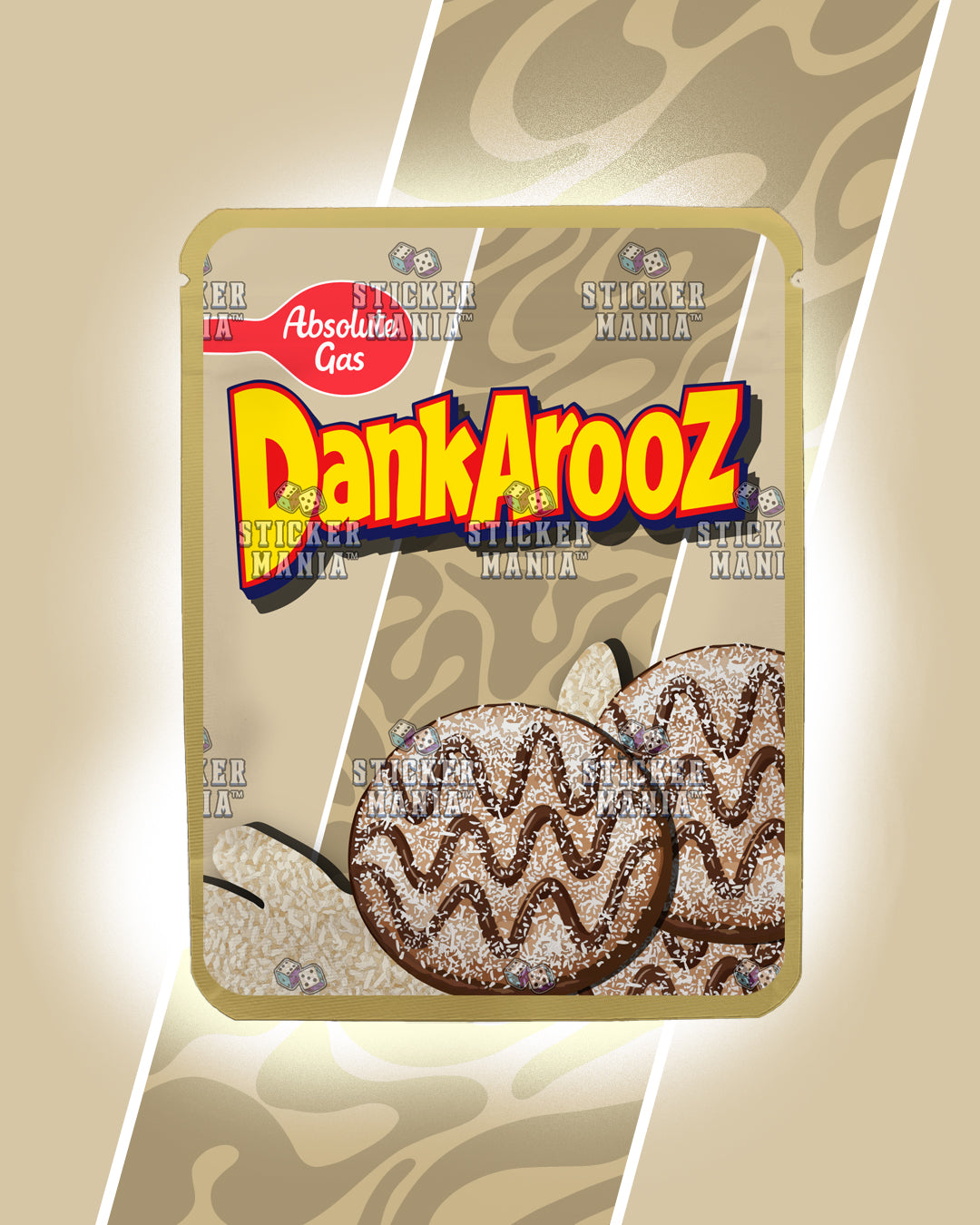 Dankarooz 2.0 Coconut Mocha | Pre-Made Sticker Bag | 3.5g