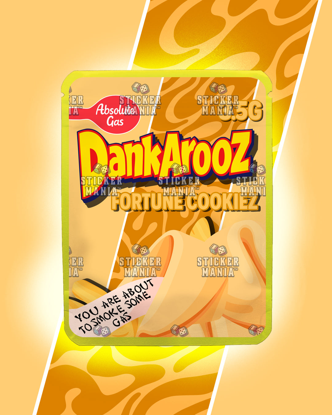 Dankarooz 2.0 Fortune Cookiez | Pre-Made Sticker Bag | 3.5g