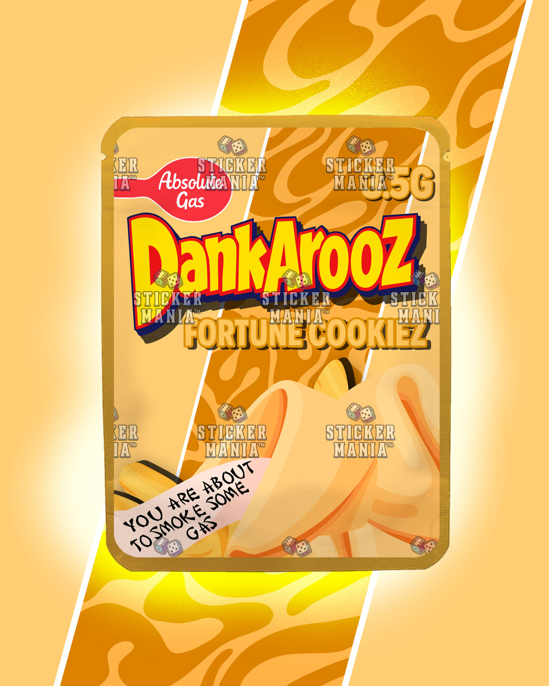 Dankarooz 2.0 Fortune Cookiez | Pre-Made Sticker Bag | 3.5g