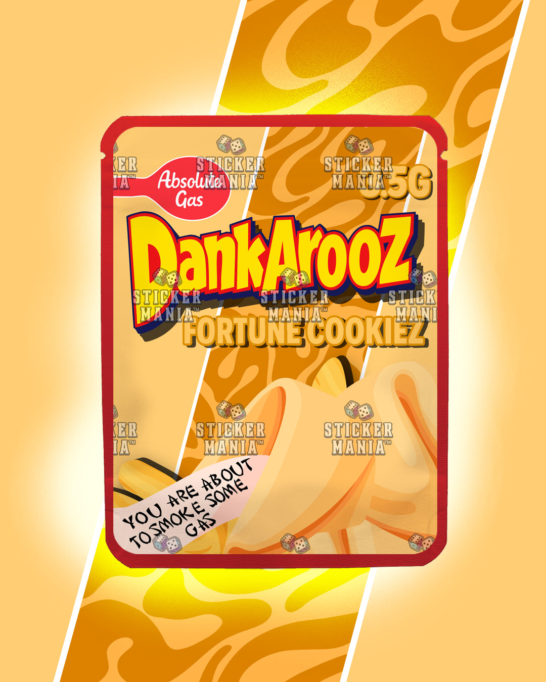 Dankarooz 2.0 Fortune Cookiez | Pre-Made Sticker Bag | 3.5g