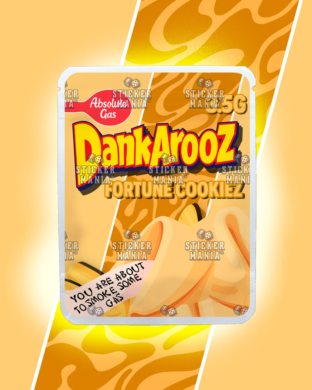 Dankarooz 2.0 Fortune Cookiez | Pre-Made Sticker Bag | 3.5g