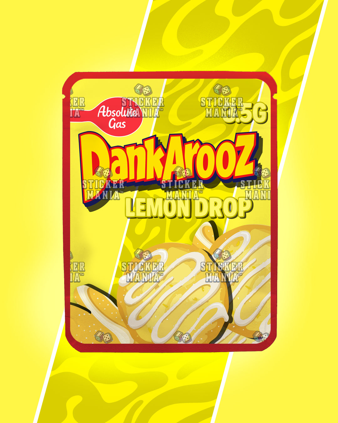 Dankarooz 2.0 Lemon Drop | Pre-Made Sticker Bag | 3.5g