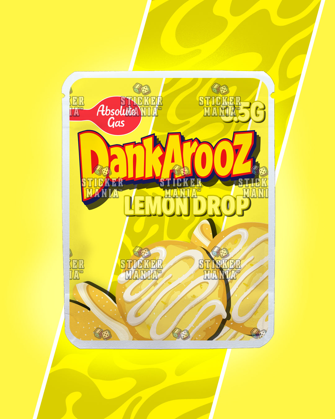 Dankarooz 2.0 Lemon Drop | Pre-Made Sticker Bag | 3.5g