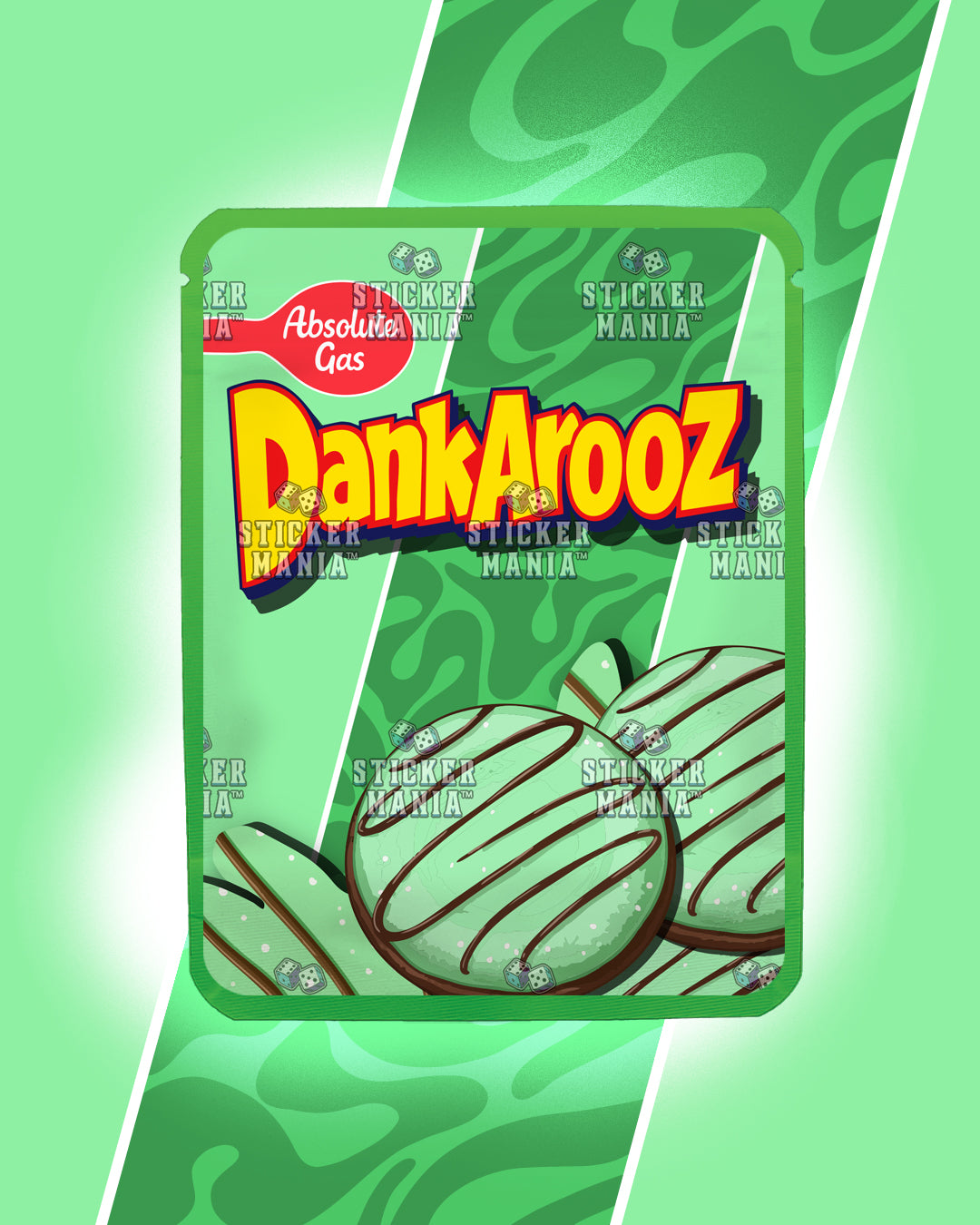 Dankarooz 2.0 Mint Cookiez | Pre-Made Sticker Bag | 3.5g