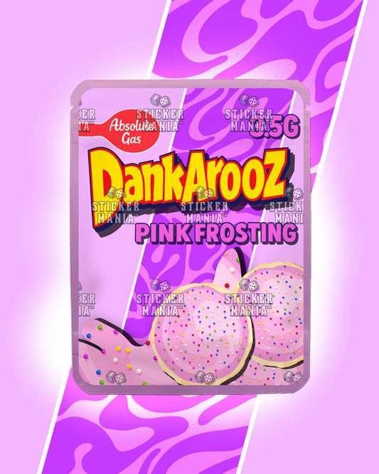 Dankarooz 2.0 Pink Frosting | Pre-Made Sticker Bag | 3.5g