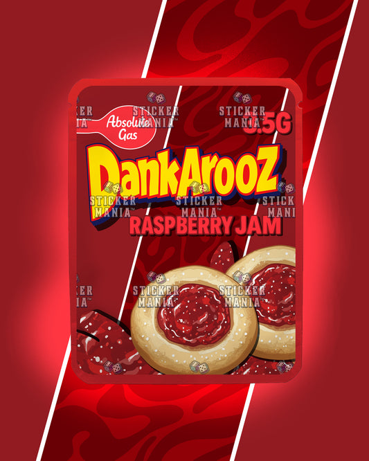 Dankarooz 2.0 Raspberry Jam | Pre-Made Sticker Bag | 3.5g