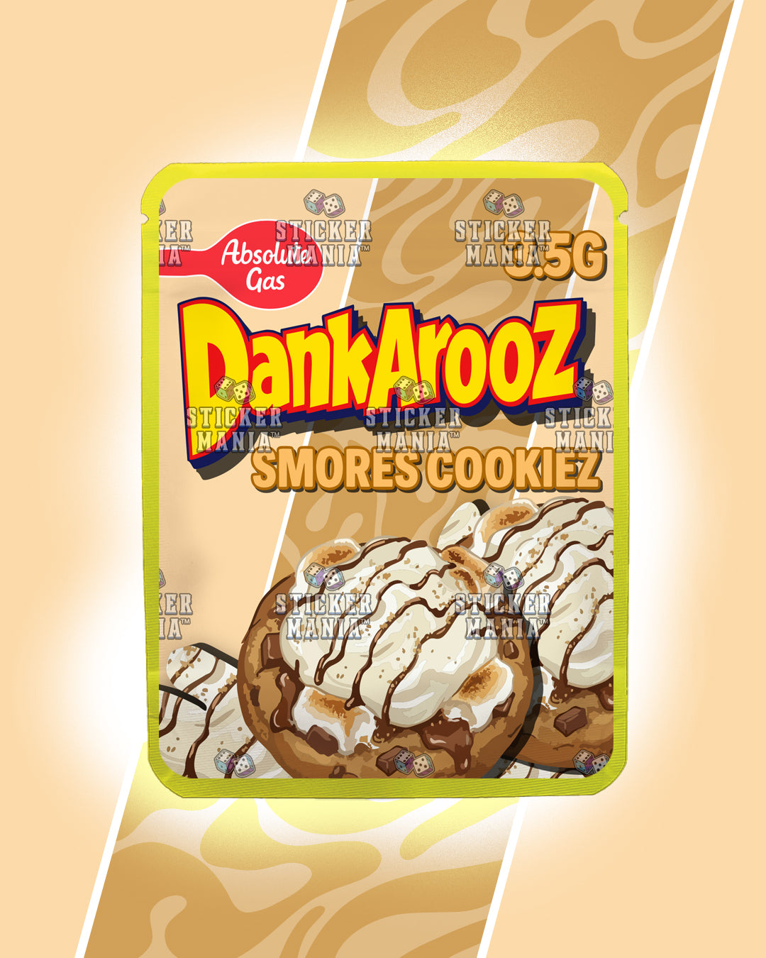 Dankarooz 2.0 Smores Cookiez | Pre-Made Sticker Bag | 3.5g