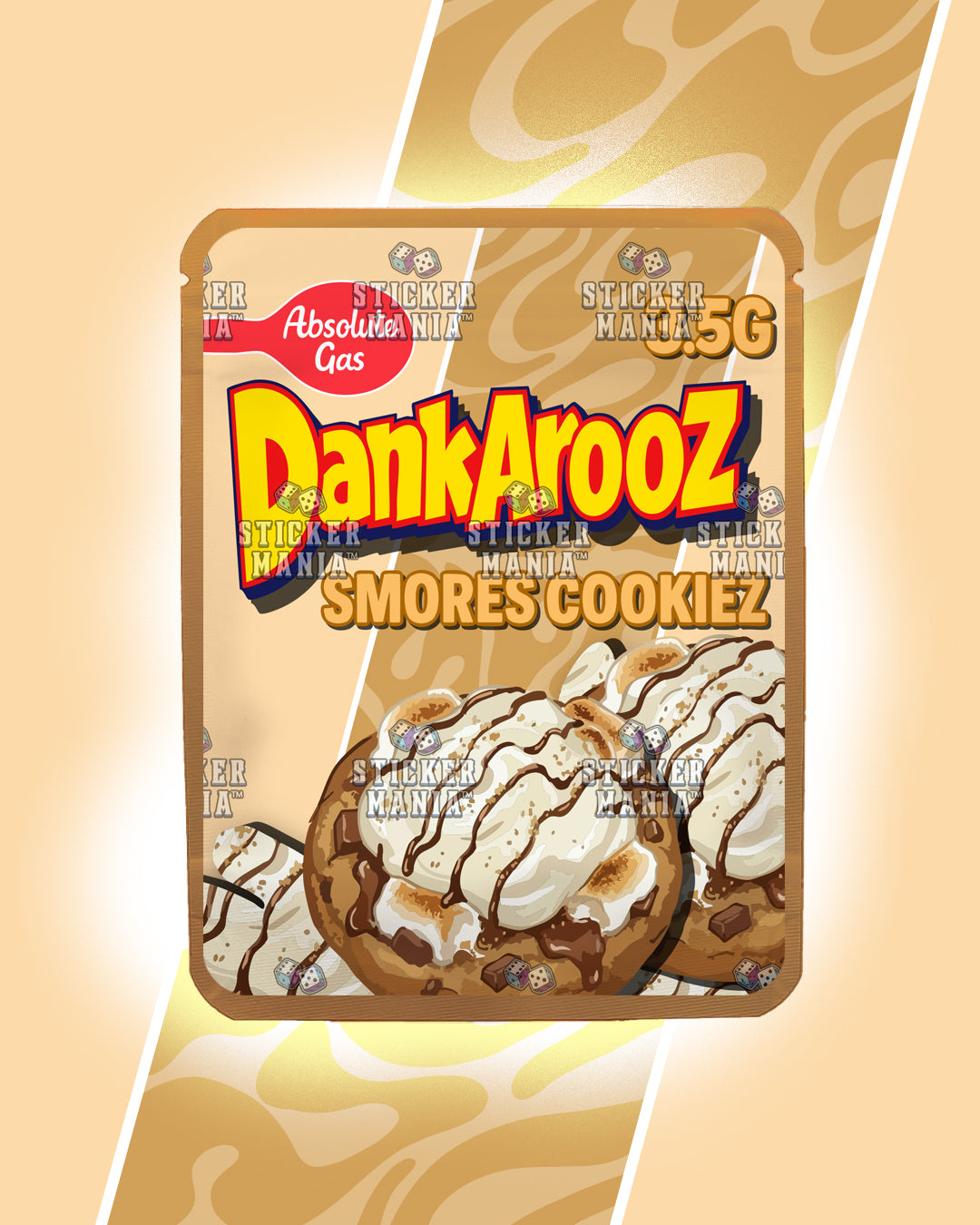 Dankarooz 2.0 Smores Cookiez | Pre-Made Sticker Bag | 3.5g
