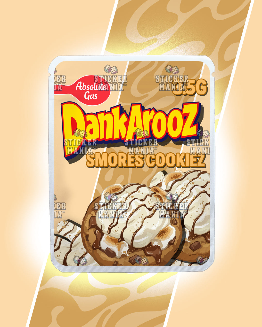 Dankarooz 2.0 Smores Cookiez | Pre-Made Sticker Bag | 3.5g