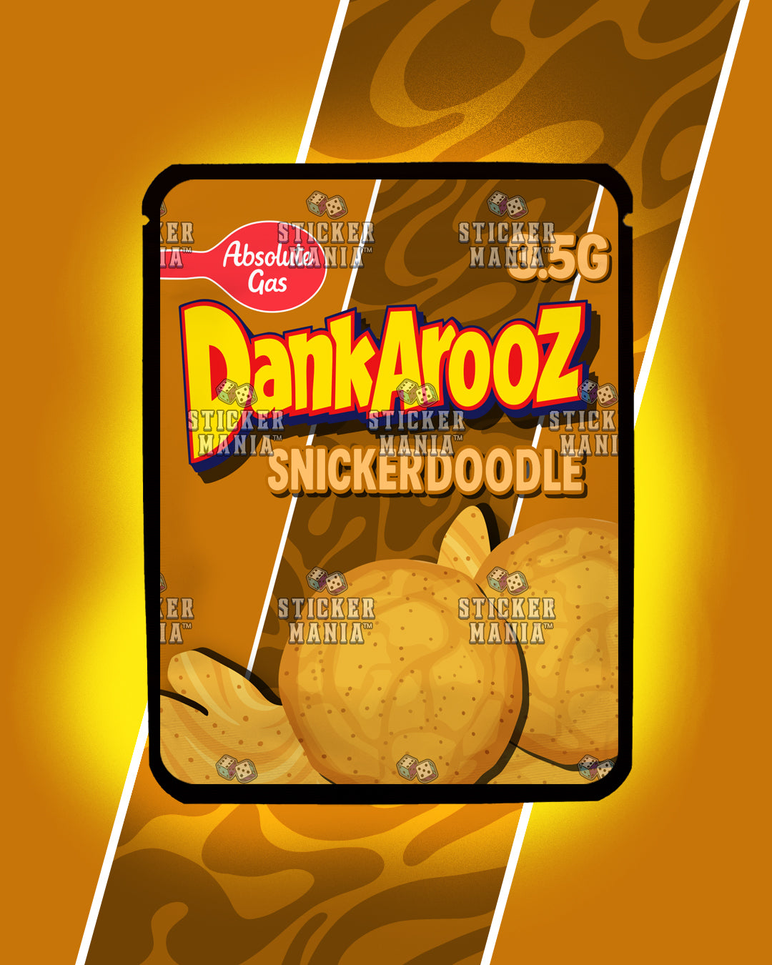 Dankarooz 2.0 Snickerdoodle | Pre-Made Sticker Bag | 3.5g