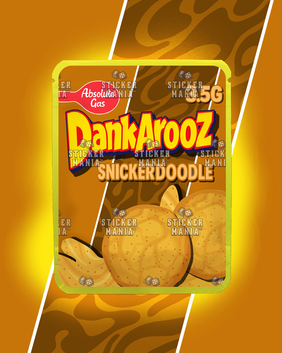 Dankarooz 2.0 Snickerdoodle | Pre-Made Sticker Bag | 3.5g