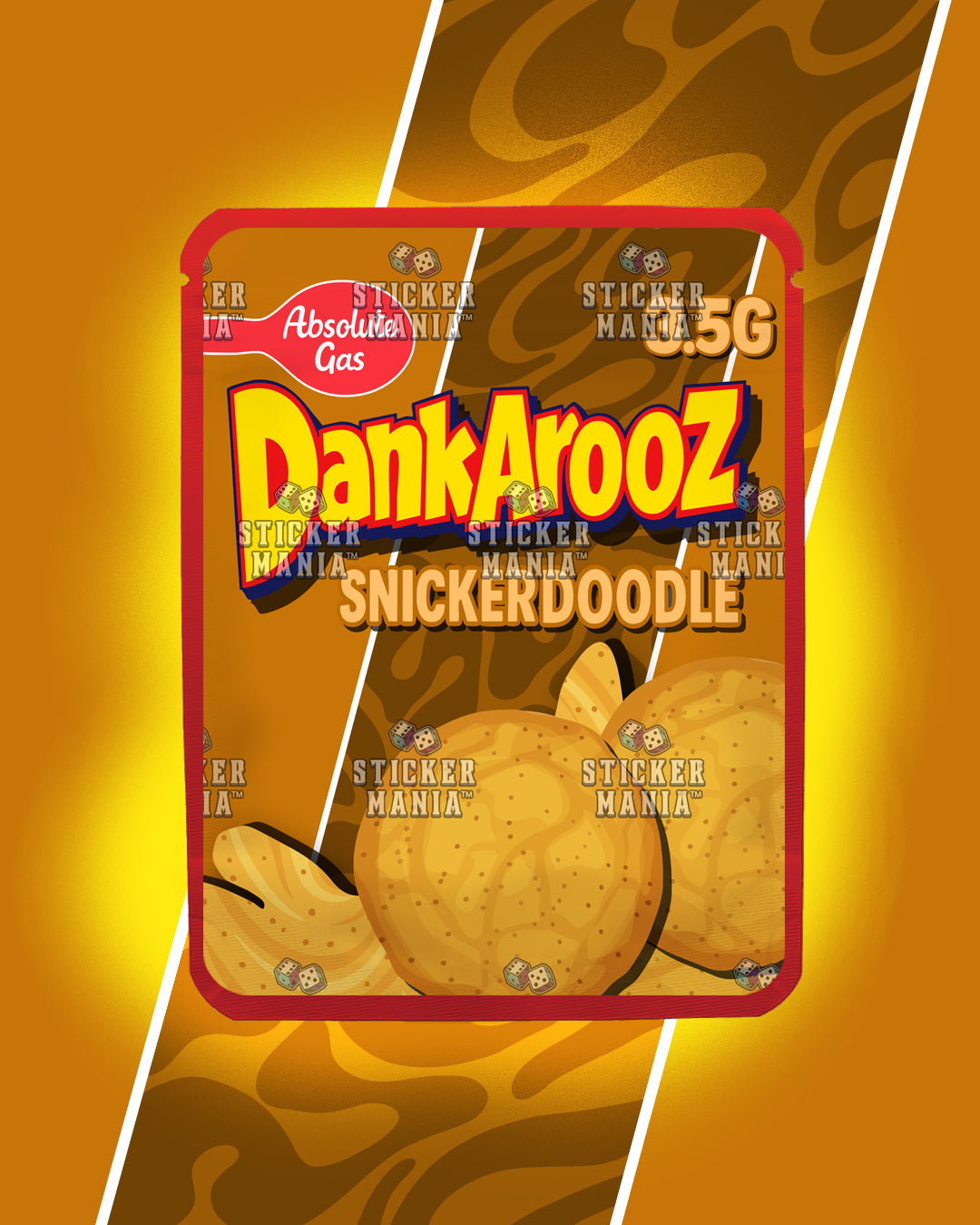 Dankarooz 2.0 Snickerdoodle | Pre-Made Sticker Bag | 3.5g