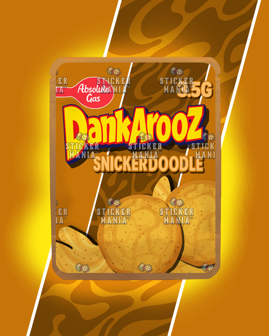 Dankarooz 2.0 Snickerdoodle | Pre-Made Sticker Bag | 3.5g